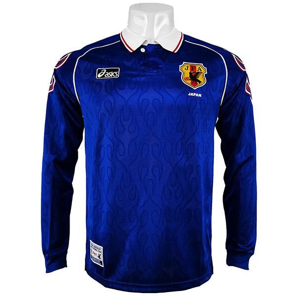 Japan home retro long sleeve jersey maillot match men's first sportwear football shirt 1998